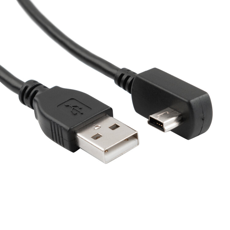 Кабель USB-mini USB (г-образный)